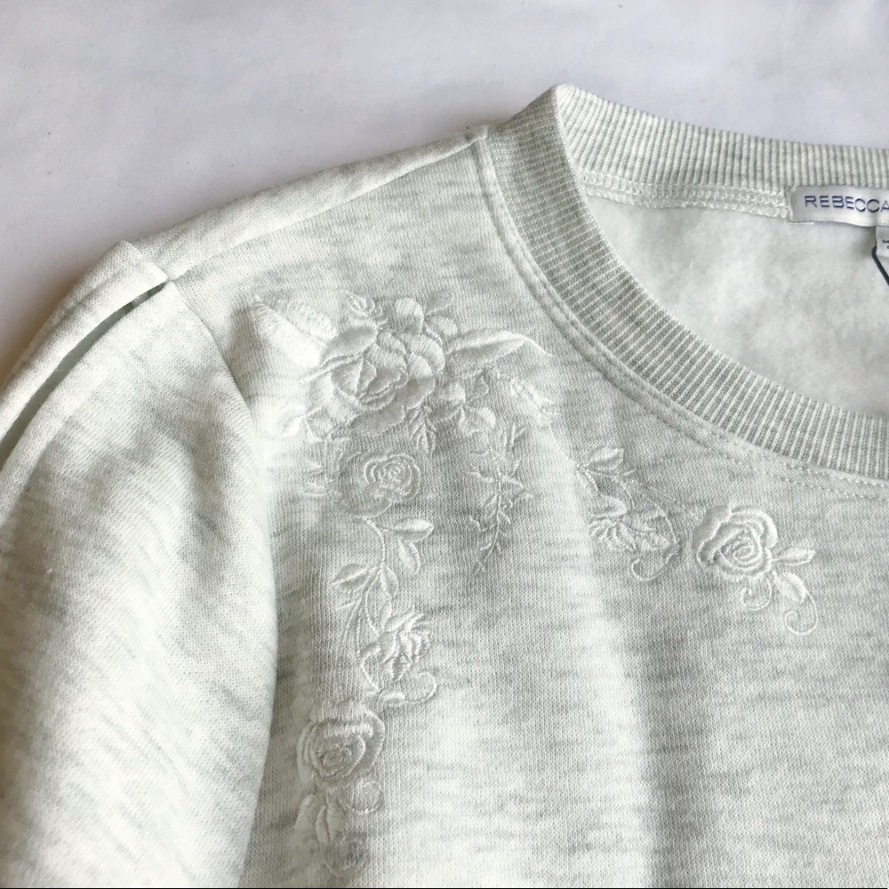 🆕 Rebecca Minkoff Jenn Embroidered Sweatshirt - Picture 4 of 6